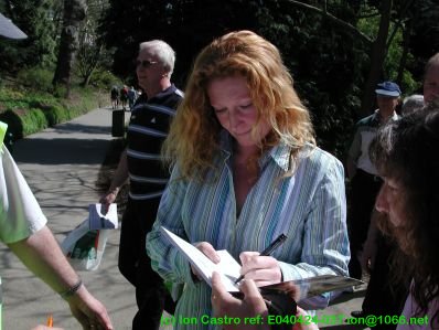 The re-opening of Alexandra Park in 2004 - Charlie Dimmock