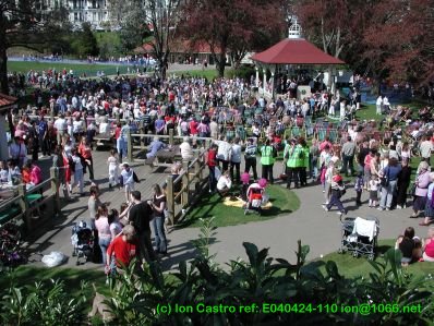 The re-opening of Alexandra Park in 2004